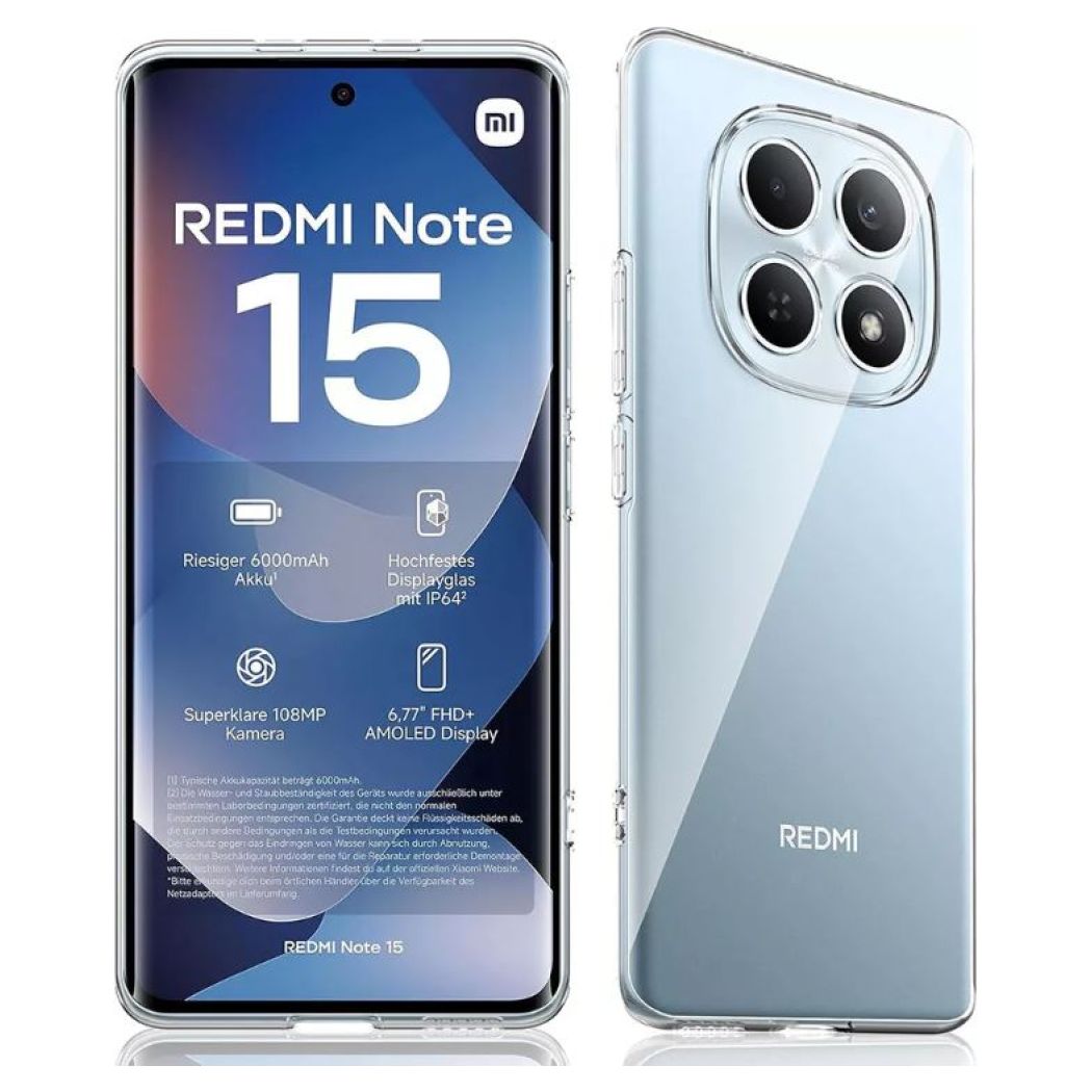 2mm Silicone Case Camera Protection Θήκη Σιλικόνης Διάφανο (Xiaomi Redmi Note 15 4G) - MT82825