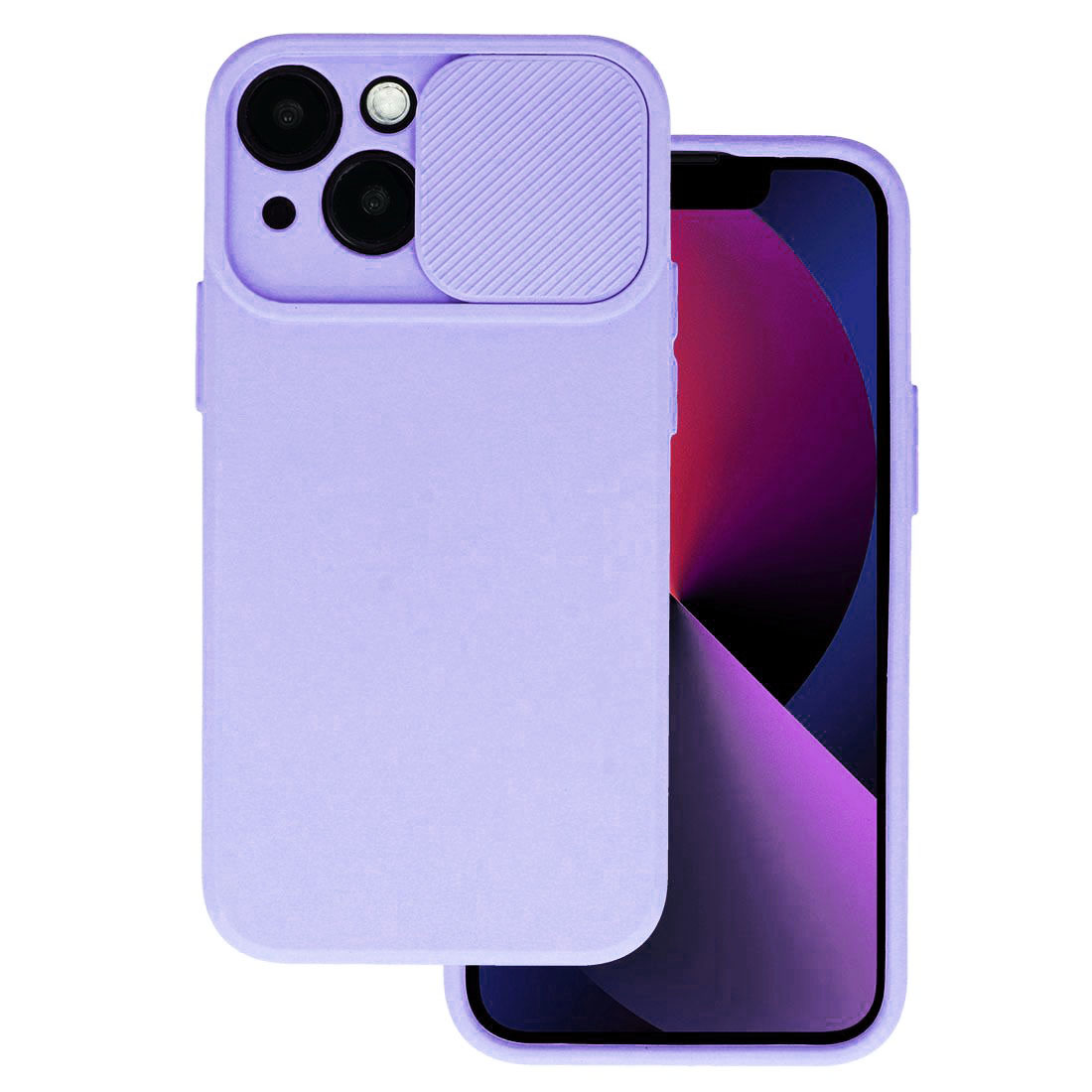 TPU Cover with Camshield Θήκη με Κάλυμμα Κάμερας - Light Purple (iPhone 11)