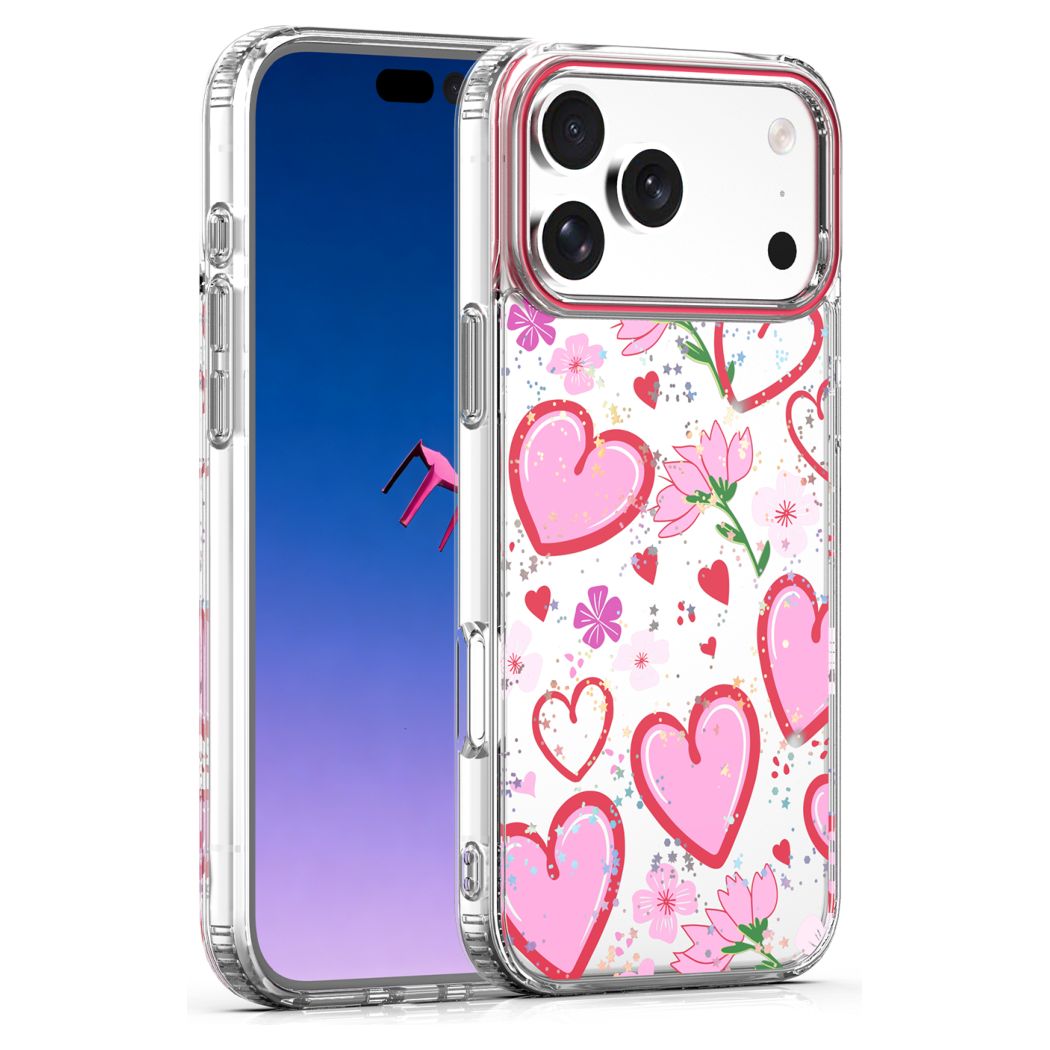 Ultra Trendy 3D Print Back Cover Case Θήκη Love - Hearts and Flowers (Samsung Galaxy S25 Ultra)