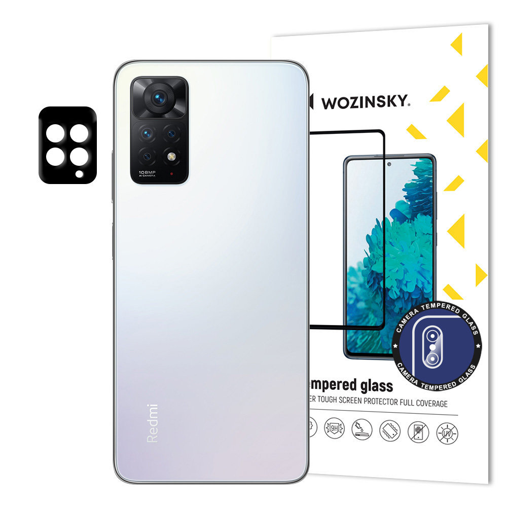 Wozinsky 9H Full Camera Lens Tempered Glass Film Prοtector Black (Xiaomi Redmi Note 11 Pro 4G / 11 Pro 5G / 12 Pro 4G)