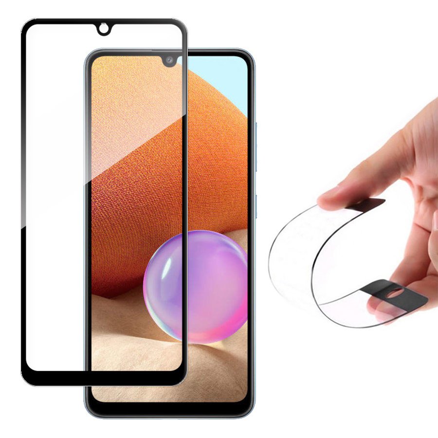 Wozinsky Nano Flexi Full Face Black Αντιχαρακτικό 9H Hybrid Screen Protector (Samsung Galaxy A42 5G)