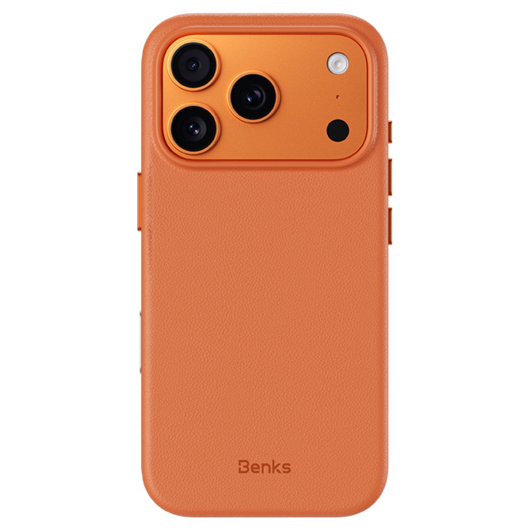 Benks Magnetic Vita Pro Silicone Case (A069) Θήκη MagSafe με Camera Control Button Orange (iPhone 17 Pro)