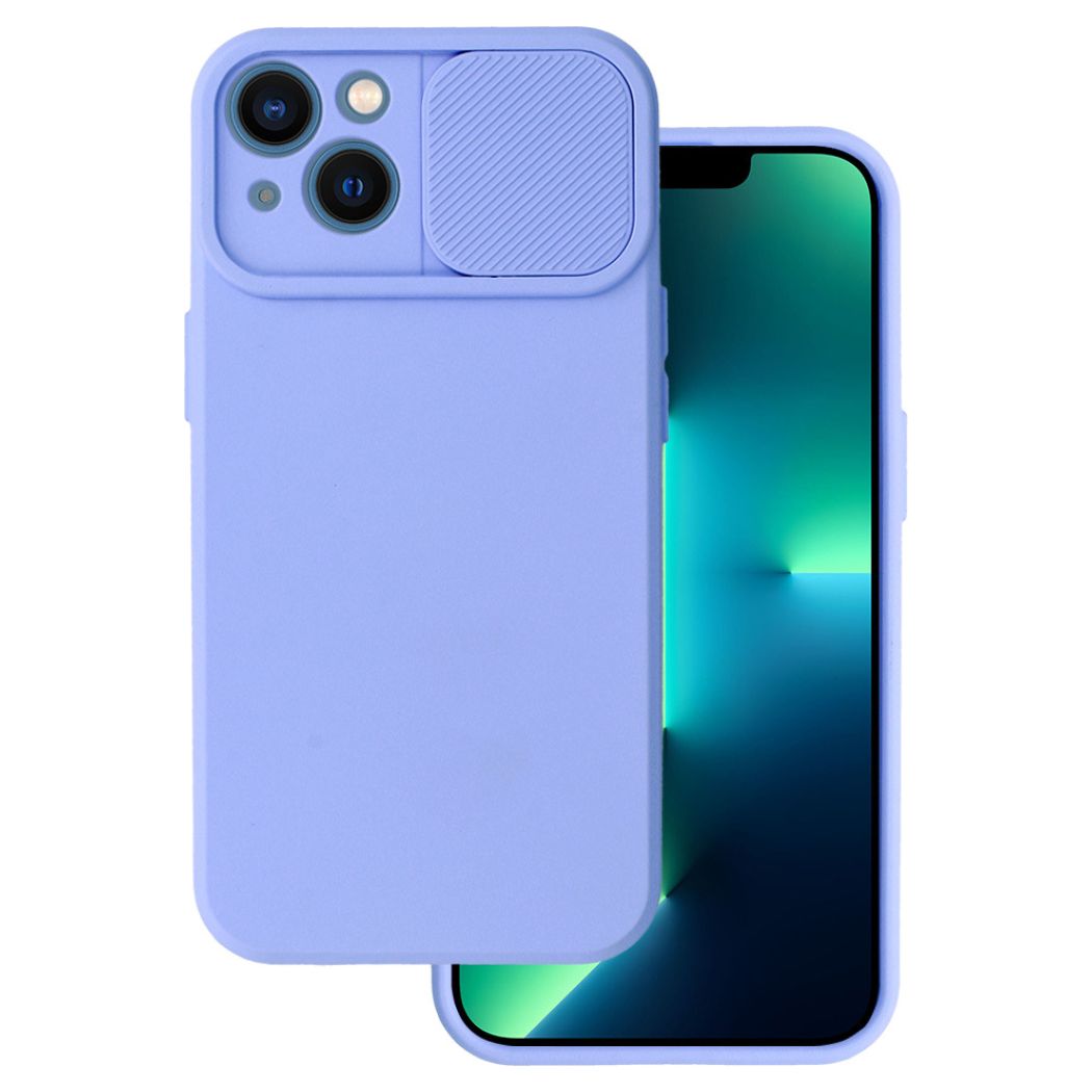 TPU Cover with Camshield Θήκη με Κάλυμμα Κάμερας - Light Purple (iPhone 14)