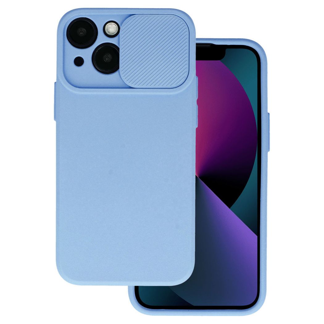 TPU Cover with Camshield Θήκη με Κάλυμμα Κάμερας - Light Purple (iPhone 14 Plus)