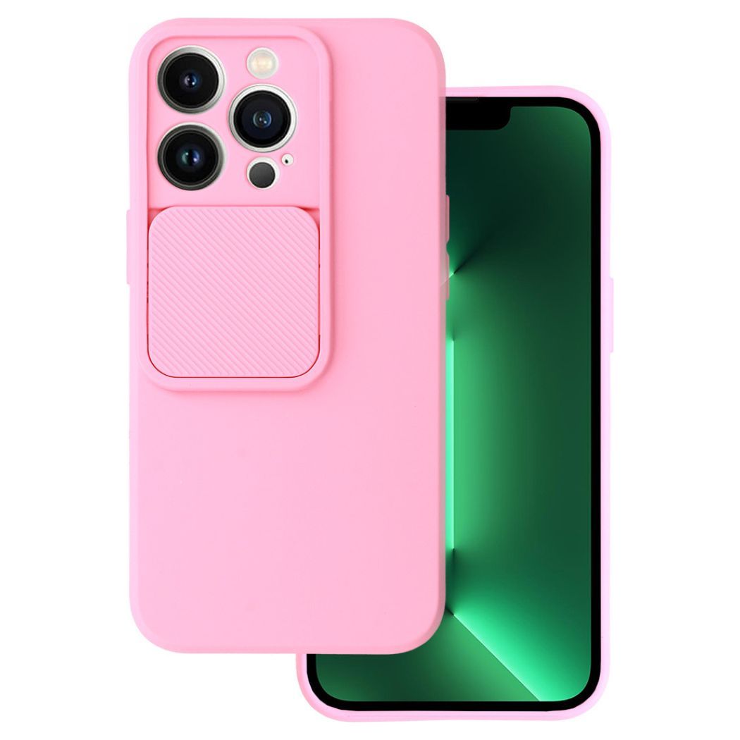 TPU Cover with Camshield Θήκη με Κάλυμμα Κάμερας - Light Pink (iPhone 14 Pro)