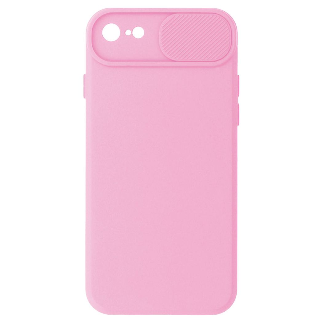 TPU Cover with Camshield Θήκη με Κάλυμμα Κάμερας - Light Pink (iPhone 7 / 8 / SE 2020 / 2022)