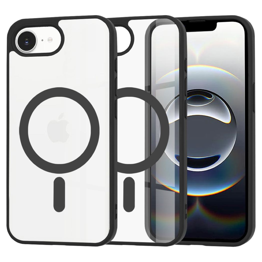 Techsuit MagSafe Pro Hybrid Case Θήκη Black (iPhone 16e / 17e) - MT82181