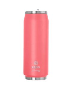 Estia Travel Cup Save The Aegean Stainless Steel 500ml Ισοθερμικό Ποτήρι - Fusion Coral