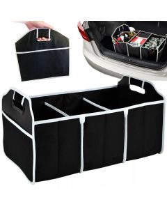 Car Trunk Organizer Πολυχρηστικό Κουτί Οργάνωσης Αυτοκινήτου 58x32.5x32.5cm - Black