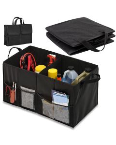 Foldable Car Trunk Organizer Πολυχρηστικό Κουτί Οργάνωσης Αυτοκινήτου 53x38x25.5cm - Black