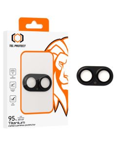 Tel Protect Full Metal Camera Lens 95% AR+AF Tempered Glass Prοtector Black (iPhone 17) - MT83715