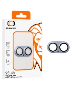 Tel Protect Full Metal Camera Lens 95% AR+AF Tempered Glass Prοtector Blue (iPhone 17) - MT83714