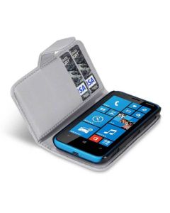 Qubits Θήκη Πορτοφόλι Wallet Case (117-001-184) Γκρι (Nokia Lumia 620)