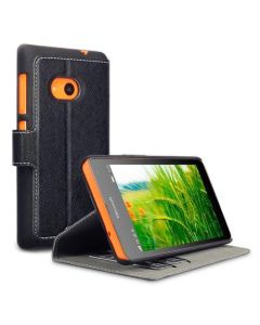 Terrapin Θήκη Πορτοφόλι Stand Case (117-116-018) Black (Microsoft Lumia 435)