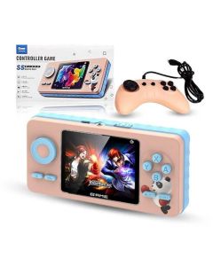Mini Console with Retro Games + Pad (520 Games) Pink