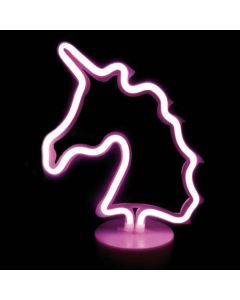 ACA 47 Neon LED Light Φωτιστικό Μονόκερος - Ροζ