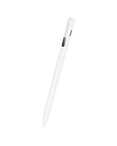 Borofone BG101 Active Capacitive Stylus Pen with Digital Display Γραφίδα για iPad - White - MT82194