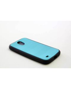 OEM Θήκη Δίχρωμη Σιλικόνης (case) - Γαλάζιο Μαύρο (Samsung s4)