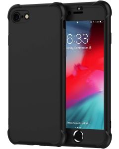 360 Full Cover TPU Case Black (iPhone 7 / 8 / SE 2020 / 2022)