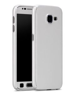 360 Full Cover Case & Tempered Glass - White (Samsung Galaxy A3 2017)