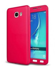 360 Full Cover Case & Tempered Glass - Pink (Samsung Galaxy A3 2017)
