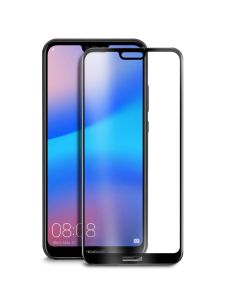 3D Full Glue Full Face Curved Black Αντιχαρακτικό Γυαλί 9H Tempered Glass (Huawei P20 Lite)