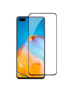 3D Full Face Curved Black Αντιχαρακτικό Γυαλί 9H Tempered Glass (Huawei P40)