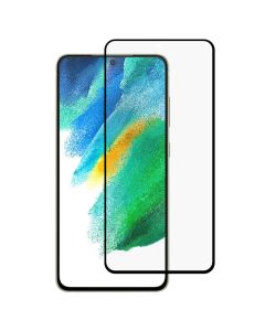 3D Full Glue Full Face Ceramic Black Αντιχαρακτικό Γυαλί 9H Tempered Glass (Samsung Galaxy S21 FE 5G)