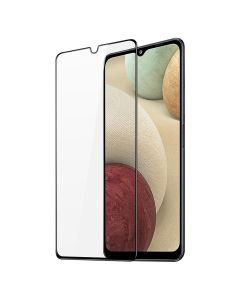 3D Full Glue Full Face Ceramic Black Αντιχαρακτικό Γυαλί 9H Tempered Glass (Samsung Galaxy A12 / M12)
