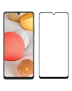 3D Full Glue Full Face Ceramic Black Αντιχαρακτικό Γυαλί 9H Tempered Glass (Samsung Galaxy A42 5G)