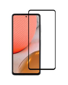 3D Full Glue Full Face Ceramic Black Αντιχαρακτικό Γυαλί 9H Tempered Glass (Samsung Galaxy A72 4G / 5G)
