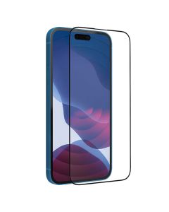 3D Full Glue Full Face Ceramic Black Αντιχαρακτικό Γυαλί 9H Tempered Glass (iPhone 14 Pro)