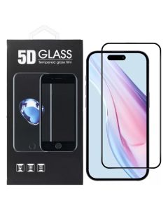 3D Full Glue Full Face Black Αντιχαρακτικό Γυαλί 9H Tempered Glass (iPhone 16 Pro Max)