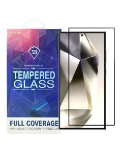 3D Full Glue Full Face Black Αντιχαρακτικό Γυαλί 9H Tempered Glass (Samsung Galaxy S24 Ultra)