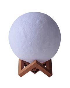 3D Moon LED Night Light 8cm Φωτιστικό με Σχήμα Φεγγαριού
