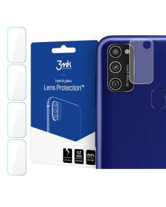 3mk FG Camera Lens 7H Flexible Glass Film Prοtector 4-Pack (Samsung Galaxy M21 / M30s)