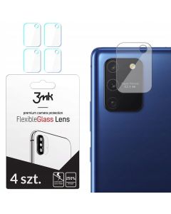 3MK FG Camera Lens 7H Flexible Glass Film Prοtector 4-Pack (Samsung Galaxy S10 Lite)