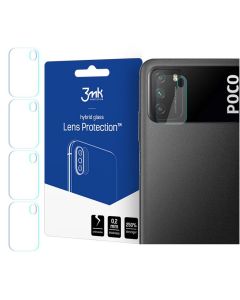 3mk FG Camera Lens 7H Flexible Glass Film Prοtector 4-Pack (Xiaomi Poco M3 / Redmi 9T)