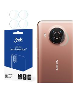 3mk FG Camera Lens 7H Flexible Glass Film Prοtector 4-Pack (Nokia X20)