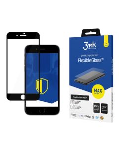 3mk Premium Hardglass Max 9H Tempered Glass 0.3mm Black - (iPhone 7 / 8 / SE 2020 / 2022)