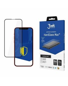 3mk Premium Hardglass Max 9H Tempered Glass 0.3mm Black - (iPhone 13 Pro Max)