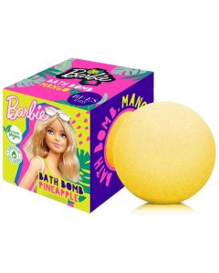 Bi-Es Kids Barbie Bath Bomb Pineapple Box 165g Αφρόλουτρο με Άρωμα Ανανά - Yellow
