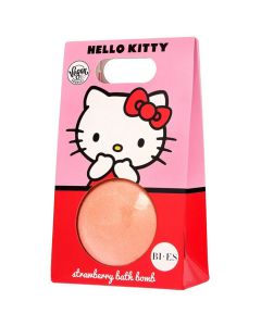 Bi-Es Kids Hello Kitty Bath Bomb Strawberry Bag 165g Αφρόλουτρο με Άρωμα Φράουλας - Pink
