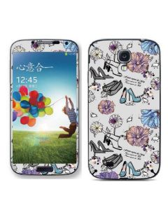 OEM Αυτοκόλλητη Μεμβράνη Screen Cover Sticker - Shoes & flowers (Samsung s3)