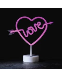 ACA 200 Neon LED Light (F042007333) Φωτιστικό Love - Ροζ