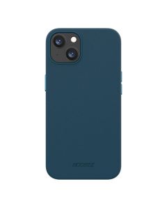 Accezz Leather Backcover with MagSafe Dark Blue (iPhone 13)