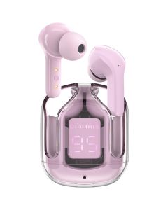 Acefast T6 In-Ear TWS Wireless Bluetooth Stereo Earbuds with Charging Box - Pink Lotus
