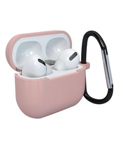 Soft Silicone Apple AirPods 3 Case with Clip Hook Θήκη Σιλικόνης για Apple AirPods 3 - Pink