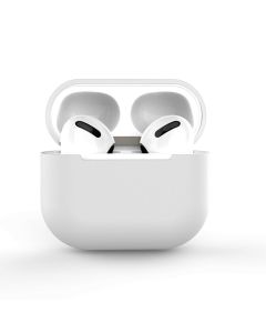 Soft Silicone Apple AirPods 3 Case Θήκη Σιλικόνης για Apple AirPods 3 - White