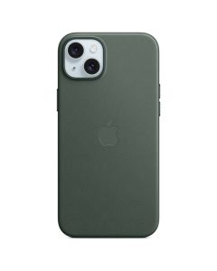 Apple Official FineWoven Case (MT4F3ZM/A) with MagSafe Evergreen (iPhone 15 Plus)